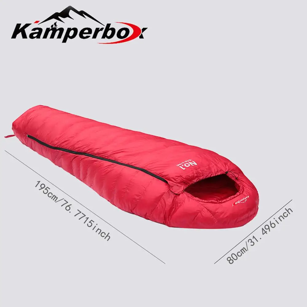 Ultra Light Winter Sleeping Bag for Camping | Compact Kamperbox Design for Easy Travel