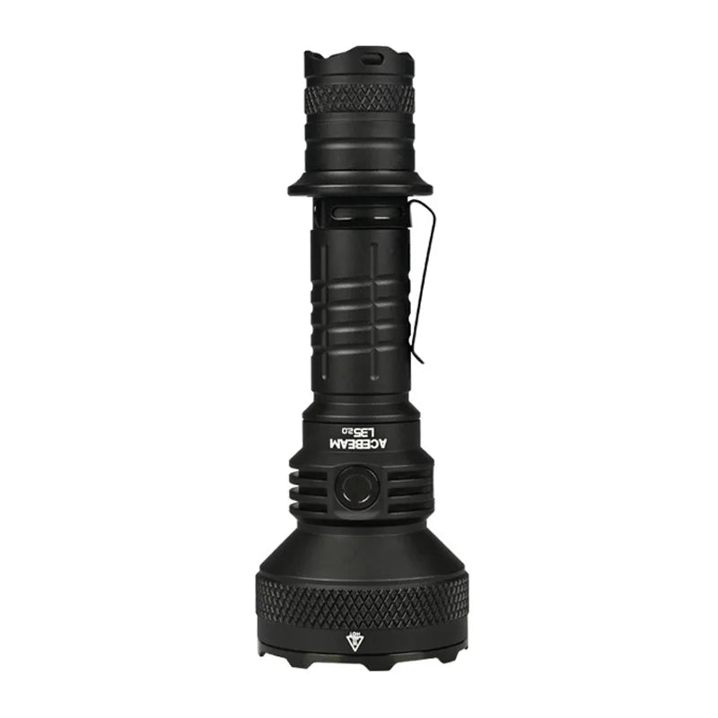 ACEBEAM L35 2.0 Tactical Flashlight 5000LM Super Bright 650M Long Range XHP70.3 HI LED Flashlights with Dual Switch