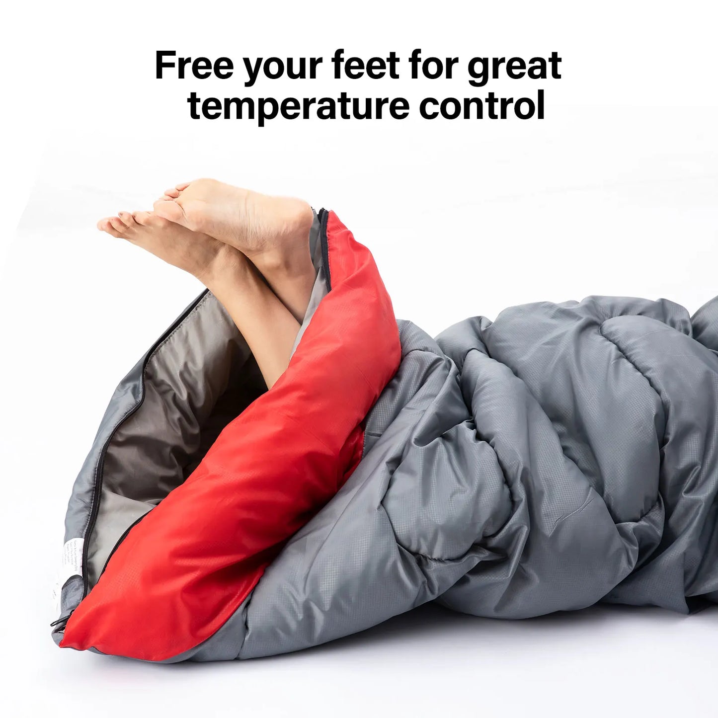 BISINNA 4 Season Camping Sleeping Bag With Pillow Lightweight Waterproof Warm Backpacking Sleeping Bag for Outdoor Hiking