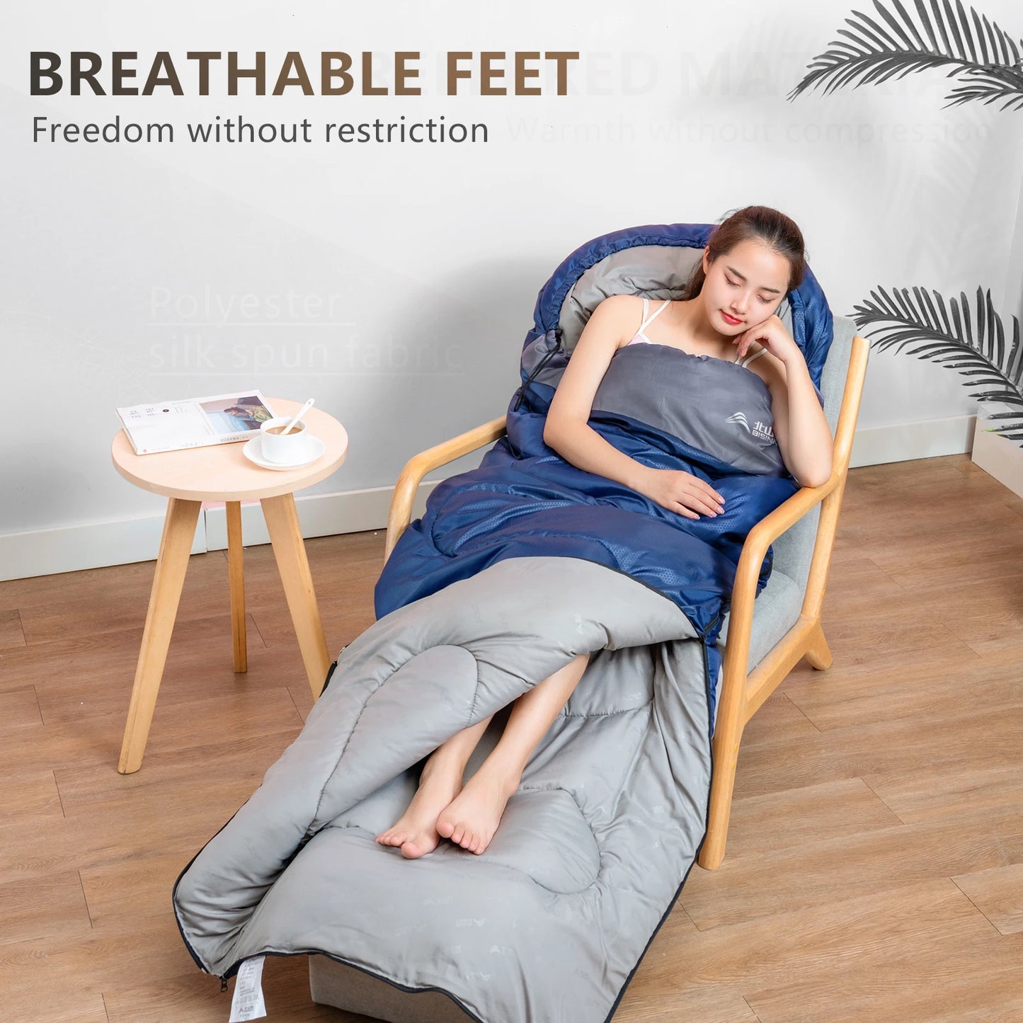 BISINNA Camping Sleeping Bag Ultralight Waterproof Warm Envelope Backpacking Sleeping Bags for Outdoor Traveling Hiking