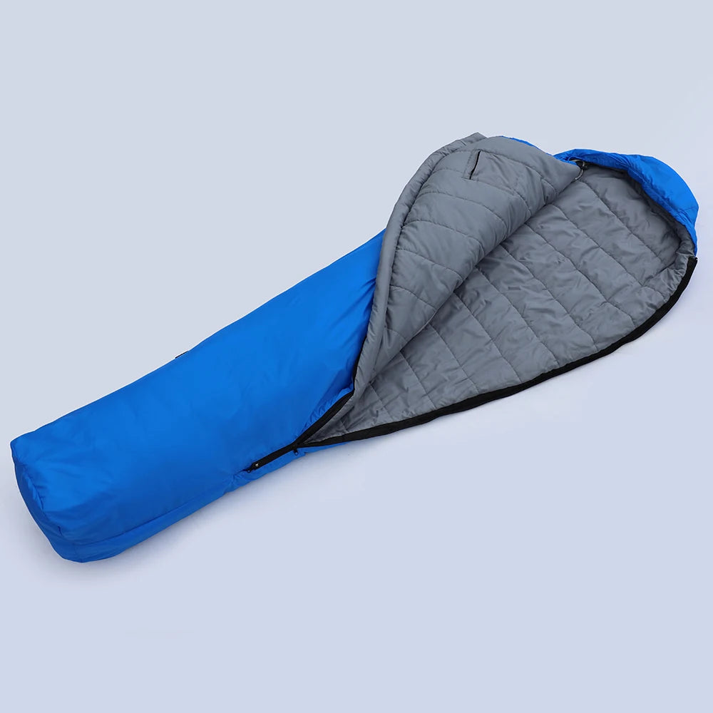 Kamperbox Cotton Sleeping Bag Camping Equipments Cotton Sleeping Bag Outdoor 3 Season Synthetic Sleeping Bag Ultralight Camping